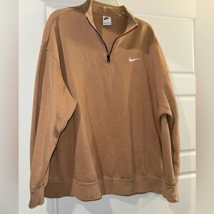 Unisex Nike half-zip-sweat shirt  oversized